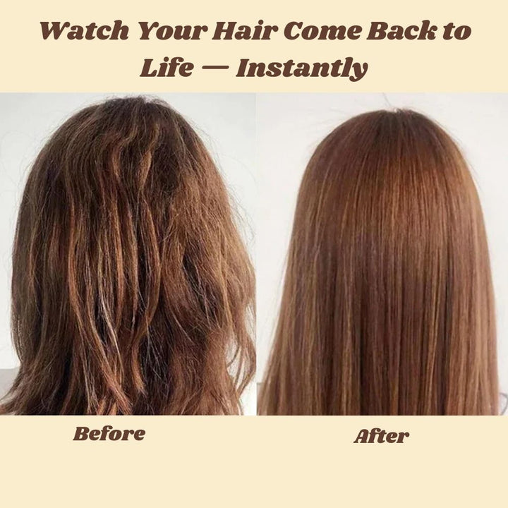 Keratin Hair Repair Mask for All Hair Types | 100g Keratin Complex | Instant Shine and Split End Repair for Smoother Hair