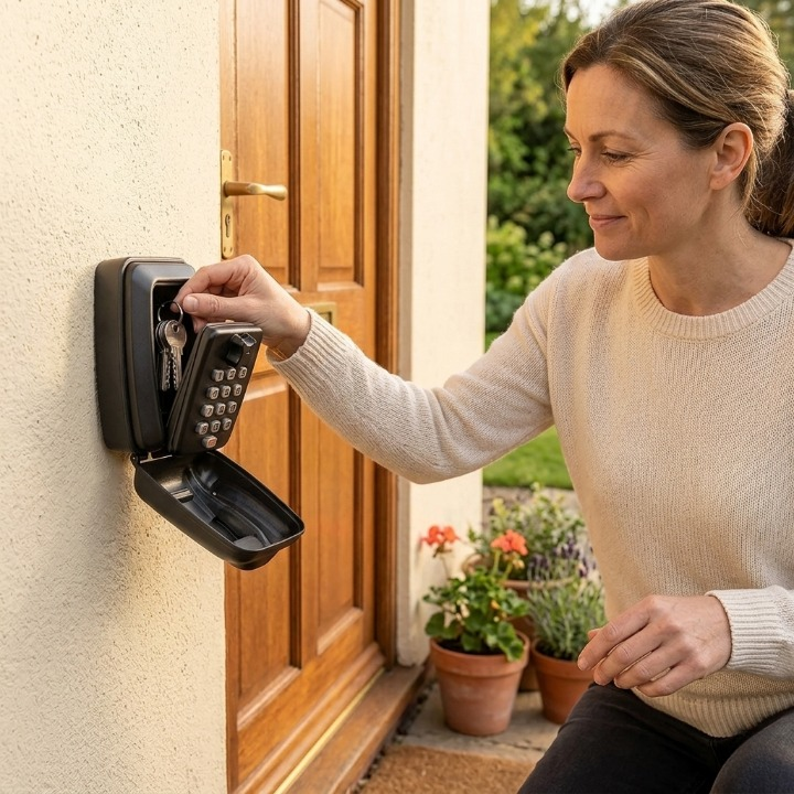 Key Safe | Wall Mounted Combination Box For Outdoors