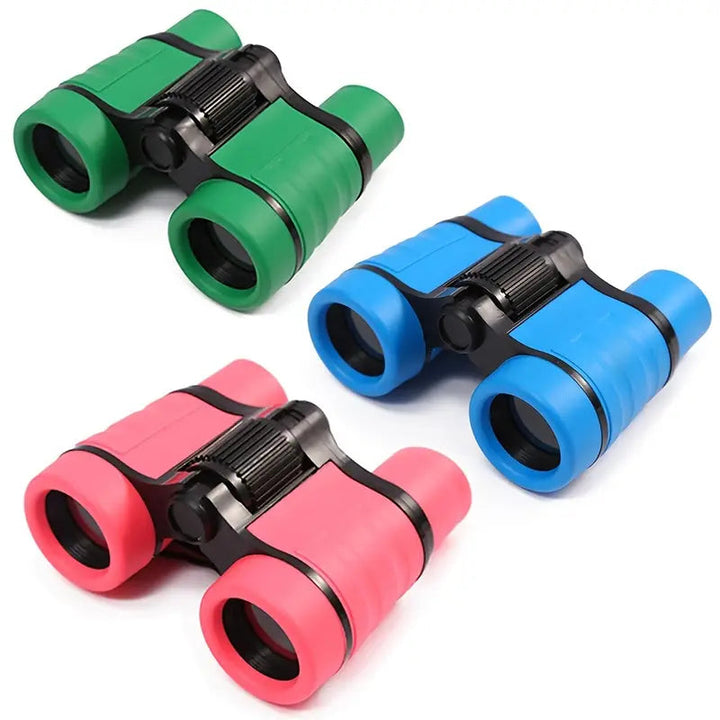 Kids Binoculars 8x Magnification | Adjustable Focus for Nature Viewing | Shockproof Non-Toxic Plastic Build for Outdoor Play
