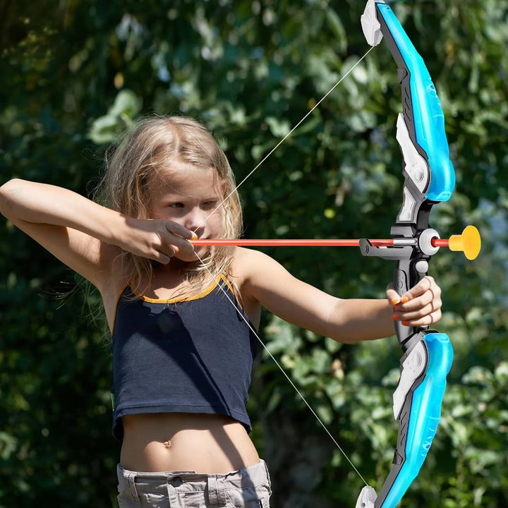 Kids LED Archery Set | Suction Cup Arrows | Outdoor | Ages 3+ | Complete Kit