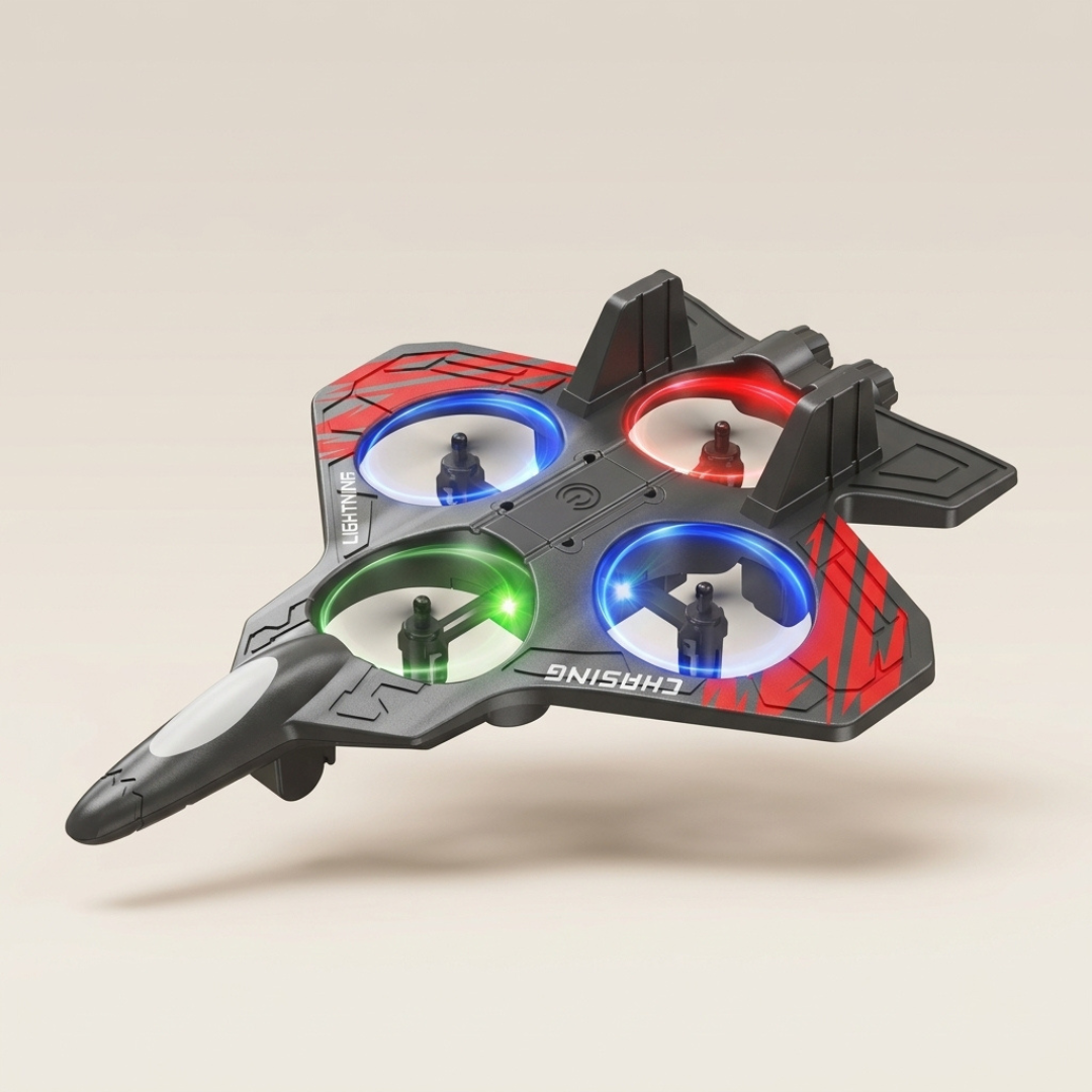 Kids LED Foam Drone | Crash-Resistant | Remote Control | Beginner-Friendly | Ages 5+