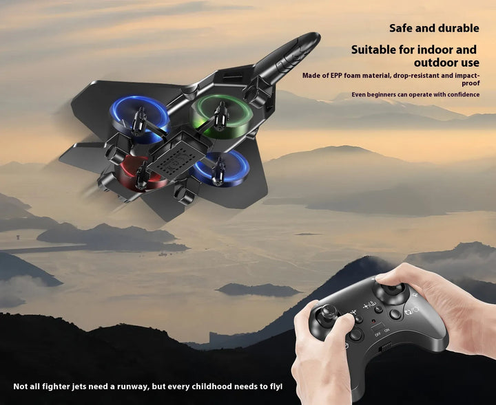 Kids LED Foam Drone | Crash-Resistant | Remote Control | Beginner-Friendly | Ages 5+