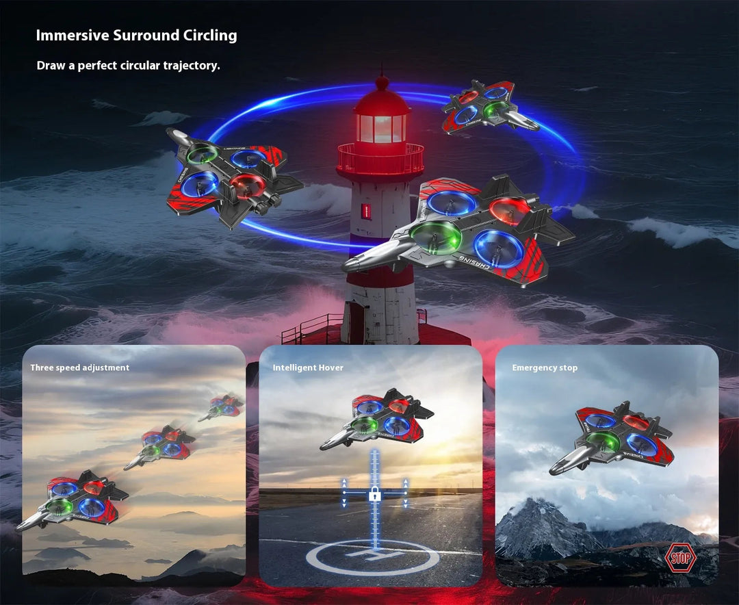 Kids LED Foam Drone | Crash-Resistant | Remote Control | Beginner-Friendly | Ages 5+