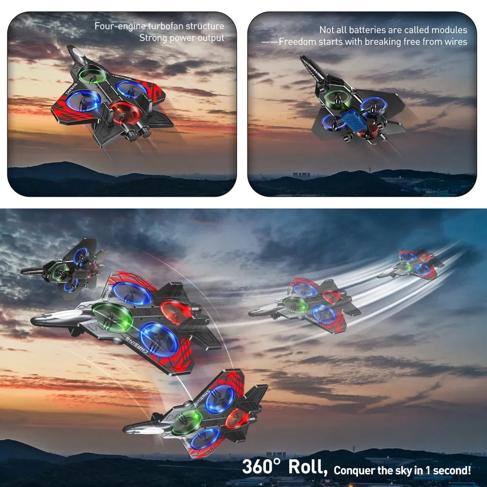 Kids LED Foam Drone | Crash-Resistant | Remote Control | Beginner-Friendly | Ages 5+