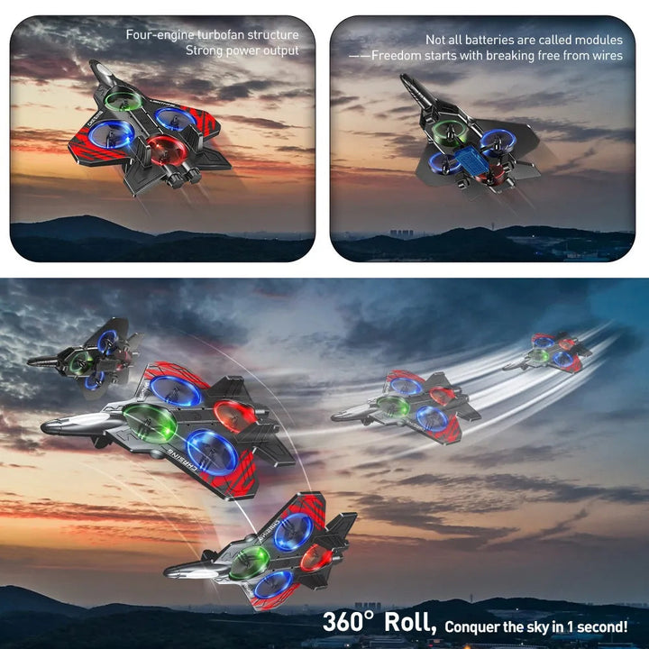 Kids LED Foam Drone | Crash-Resistant | Remote Control | Beginner-Friendly | Ages 5+