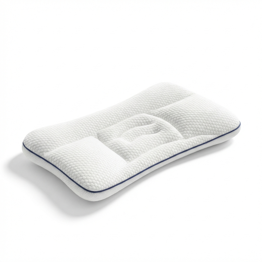 Kids Memory Foam Pillow | Ergonomic Support | 3 Sizes | Hypoallergenic | Machine Washable Cover
