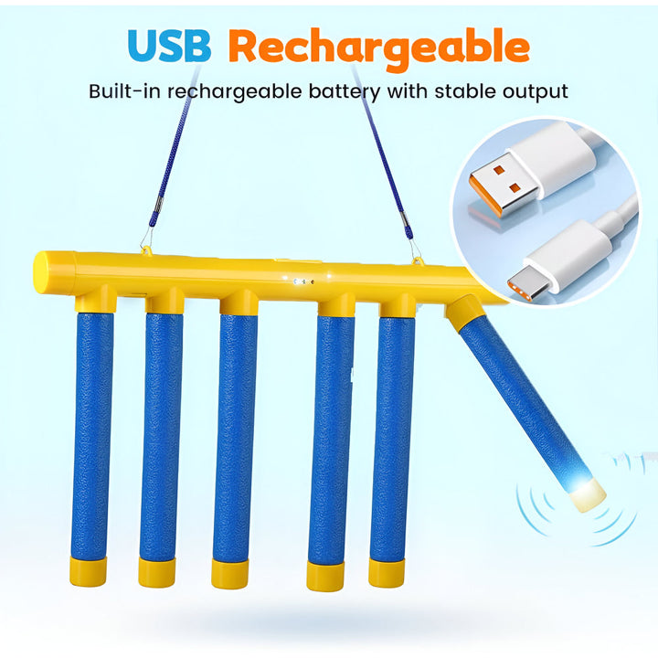 Kids Reflex Reaction Trainer | 3 Speed Settings | Random Drop | Rechargeable | Hand-Eye Coordination