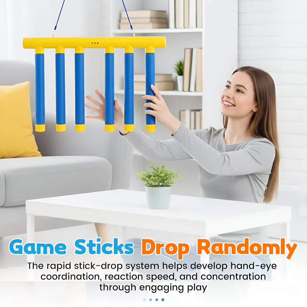 Kids Reflex Reaction Trainer | 3 Speed Settings | Random Drop | Rechargeable | Hand-Eye Coordination