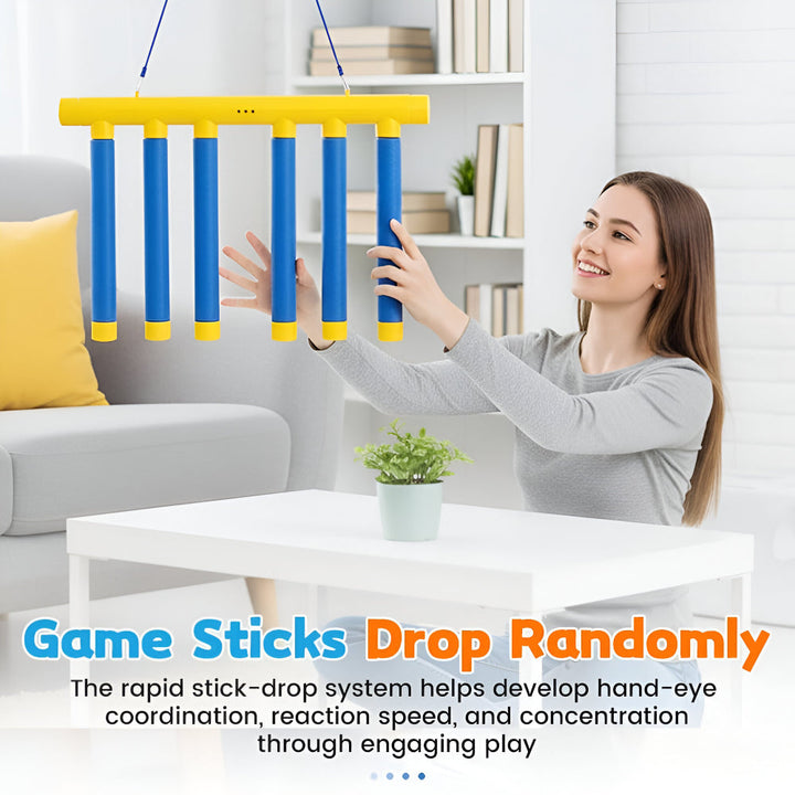Kids Reflex Reaction Trainer | 3 Speed Settings | Random Drop | Rechargeable | Hand-Eye Coordination