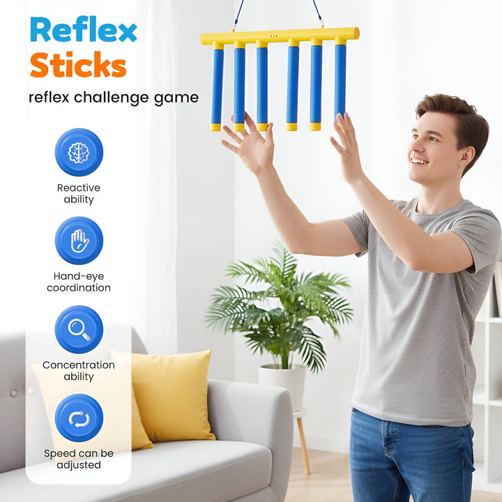 Kids Reflex Reaction Trainer | 3 Speed Settings | Random Drop | Rechargeable | Hand-Eye Coordination