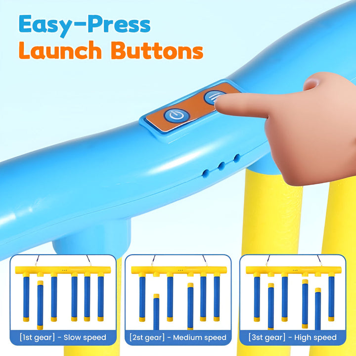 Kids Reflex Reaction Trainer | 3 Speed Settings | Random Drop | Rechargeable | Hand-Eye Coordination