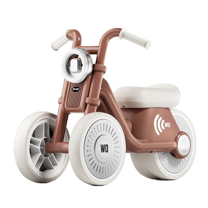 Kids Ride-On Motorcycle | Anti-Tip | Light &amp; Sound | Silent EVA Wheels | Ages 1–6 | Up to 30kg
