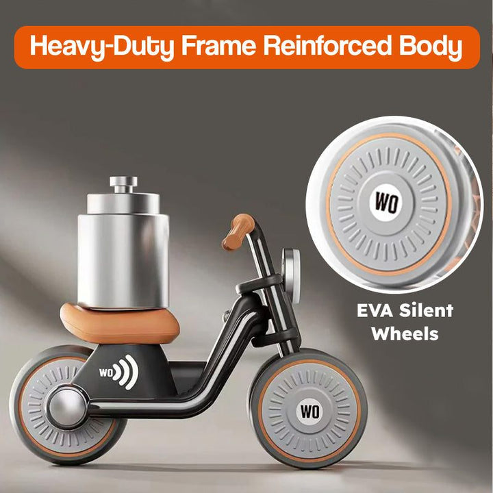Kids Ride-On Motorcycle | Anti-Tip | Light &amp; Sound | Silent EVA Wheels | Ages 1–6 | Up to 30kg