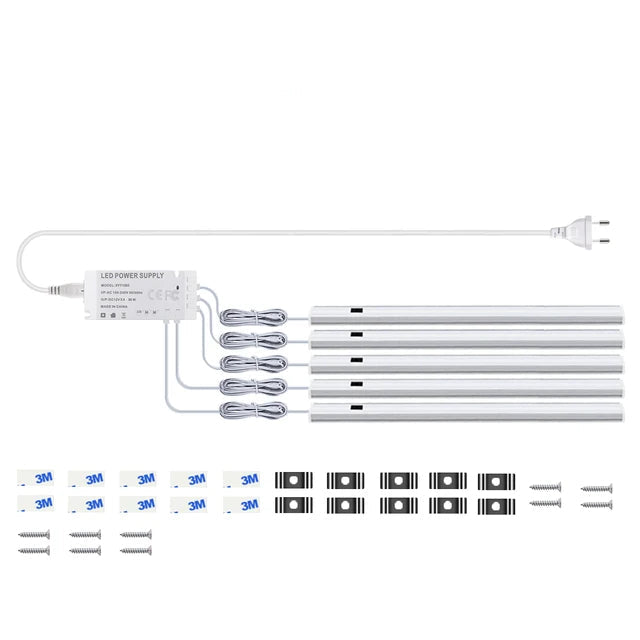 Kitchen LED Under Cabinet Light with Sensor | Hand-Scan Motion LED Bar