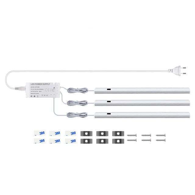 Kitchen LED Under Cabinet Light with Sensor | Hand-Scan Motion LED Bar