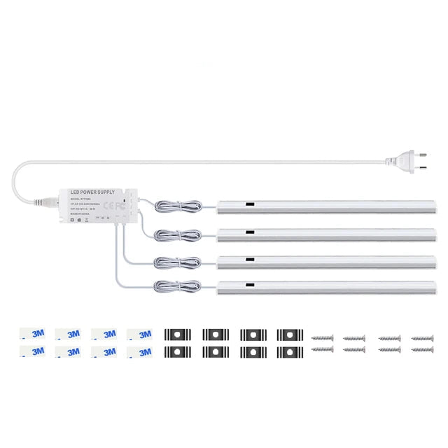 Kitchen LED Under Cabinet Light with Sensor | Hand-Scan Motion LED Bar