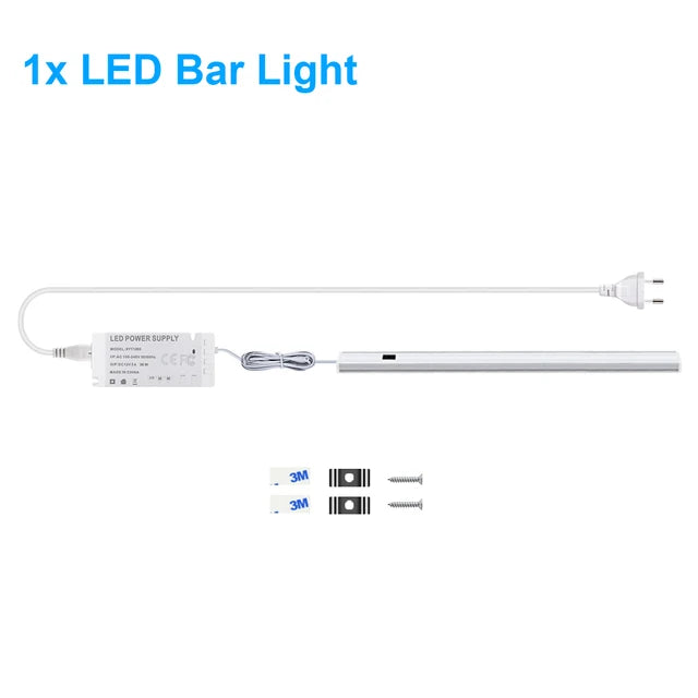 Kitchen LED Under Cabinet Light with Sensor | Hand-Scan Motion LED Bar
