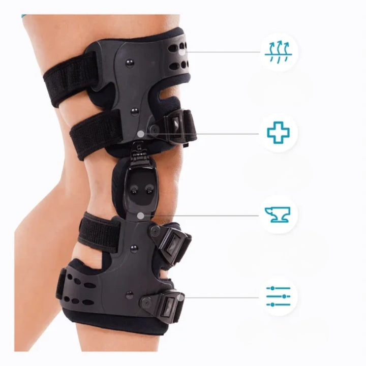 Knee Brace | Hinged Support With Adjustable Straps