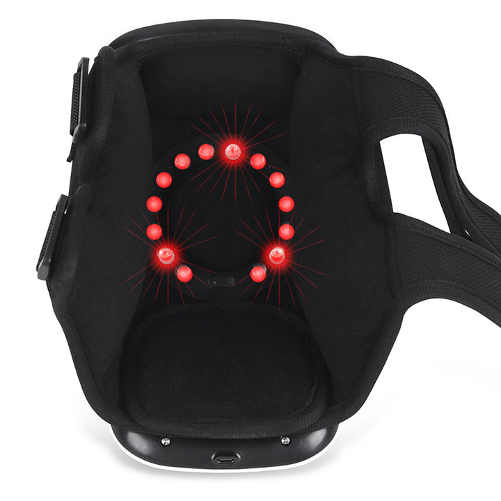 Knee Massager with Heat &amp; Red Light Therapy | Air Compression | USB Rechargeable | Portable