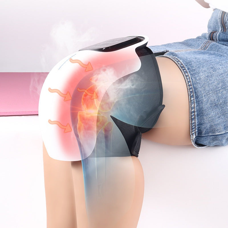 Knee Massager with Heat &amp; Red Light Therapy | Air Compression | USB Rechargeable | Portable