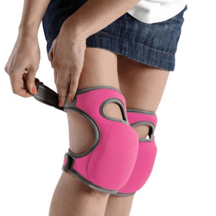 Knee Pads Thick Foam Padding | Adjustable Velcro Straps | Waterproof Protection for Garden, DIY & Construction Work