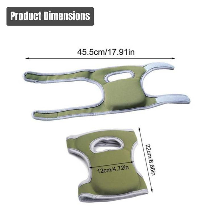 Knee Pads Thick Foam Padding | Adjustable Velcro Straps | Waterproof Protection for Garden, DIY &amp; Construction Work