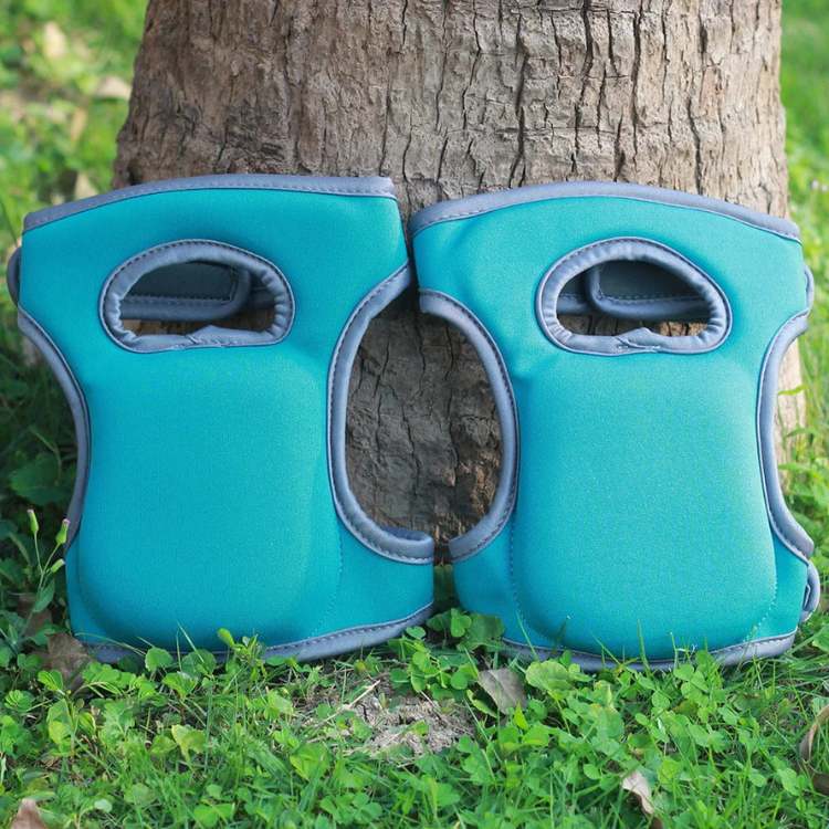Knee Pads Thick Foam Padding | Adjustable Velcro Straps | Waterproof Protection for Garden, DIY &amp; Construction Work