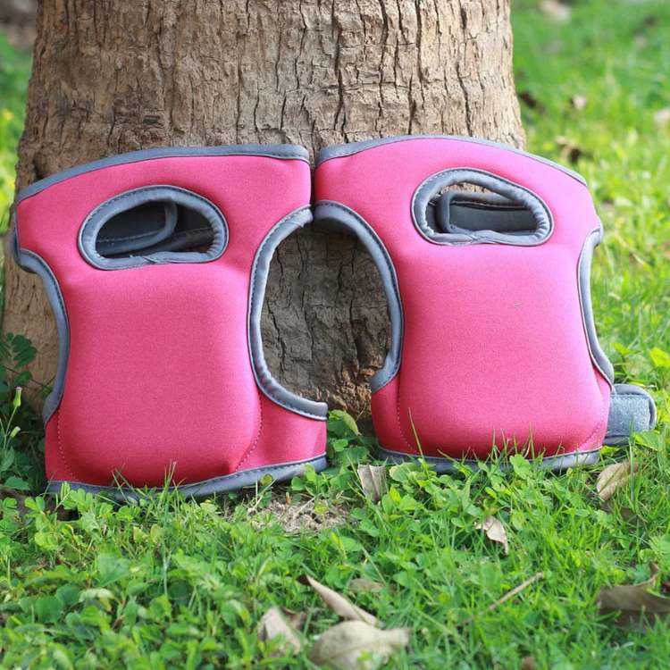 Knee Pads Thick Foam Padding | Adjustable Velcro Straps | Waterproof Protection for Garden, DIY &amp; Construction Work