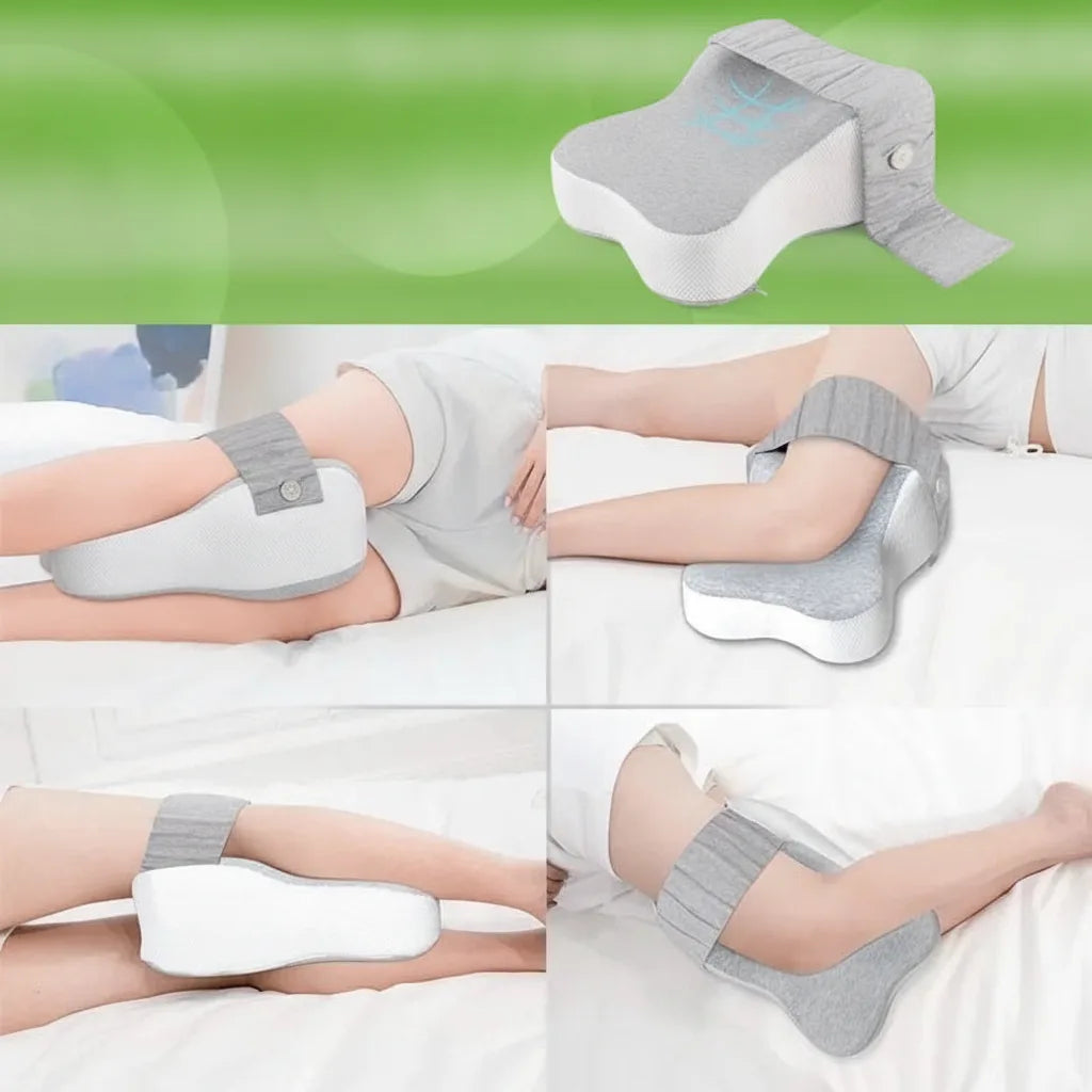 Knee Pillow for Side Sleepers | Memory Foam Leg Support