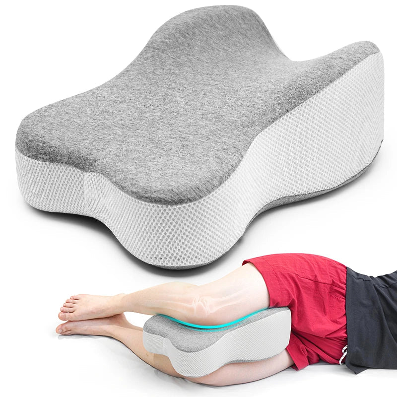 Knee Pillow for Side Sleepers | Memory Foam Leg Support