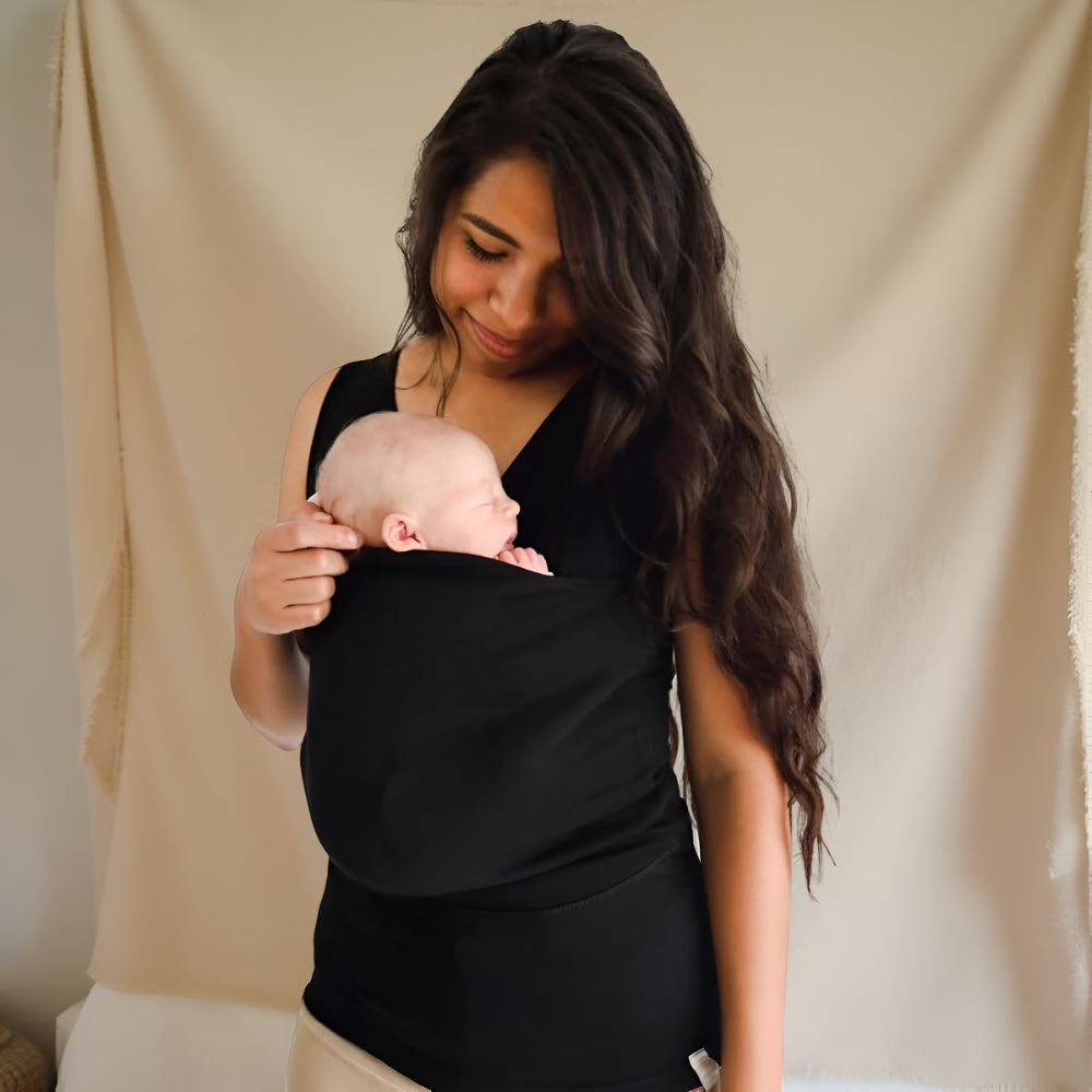 Hands-Free Baby Carrier T-Shirt Adjustable Infant Pouch 2