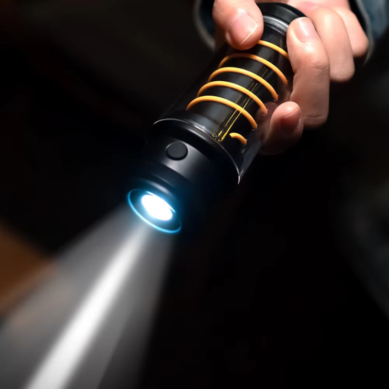 LED Camping Lantern | Folding Tripod Legs, Wide Shade