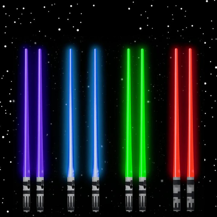 LED Chopsticks Colour-Changing USB Rechargeable Reusable