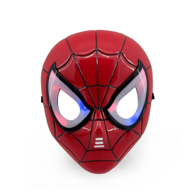 LED Cosplay Mask Superhero Costume | Light-Up Design for Parties and Halloween | Comfortable Adjustable Fit for Kids and Adults