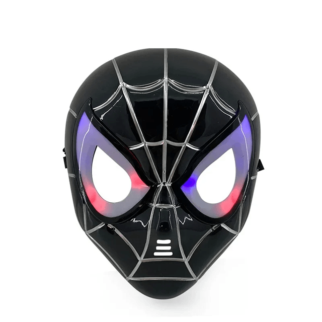 LED Cosplay Mask Superhero Costume | Light-Up Design for Parties and Halloween | Comfortable Adjustable Fit for Kids and Adults