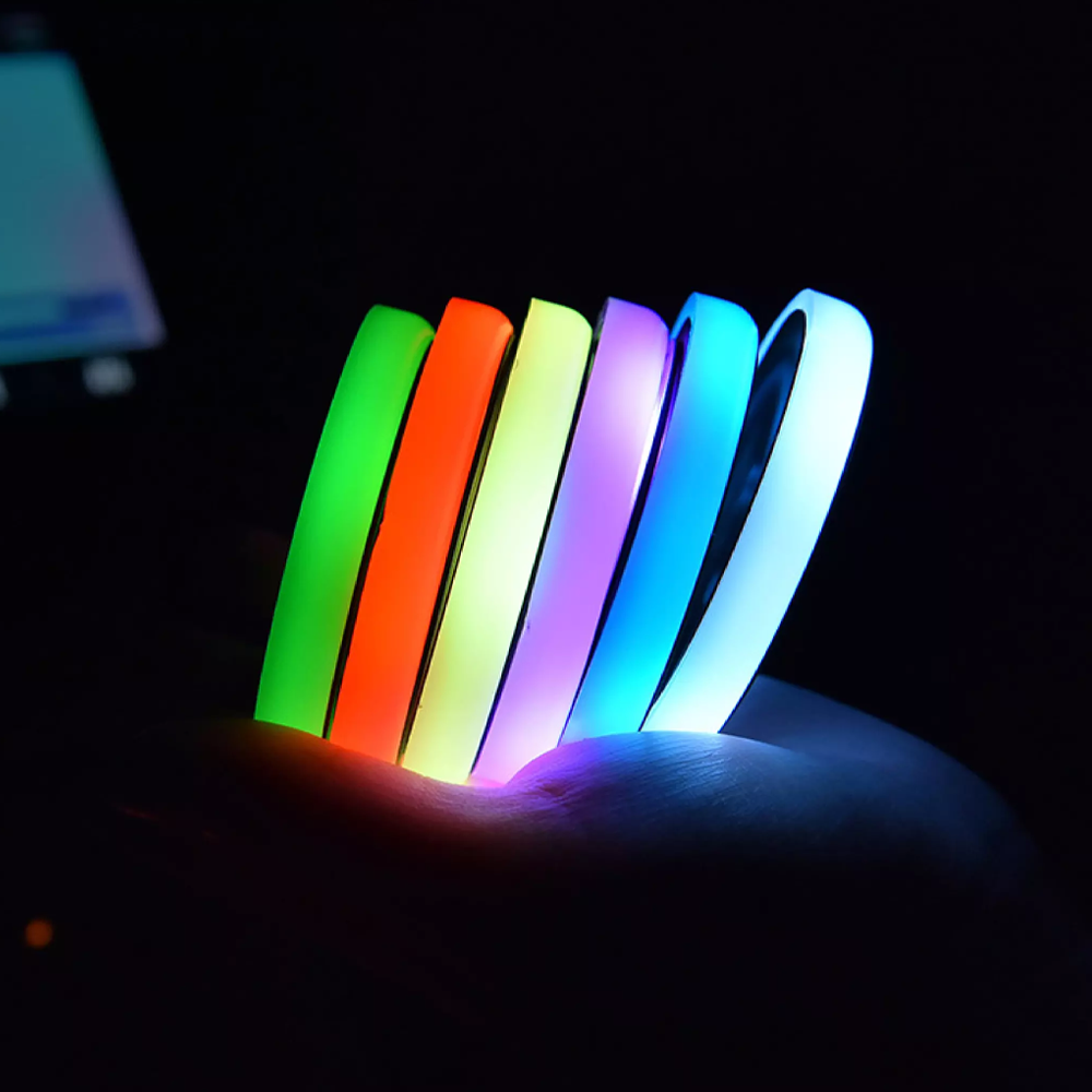 LED Cup Holder Lights | 7-Colour Changing Suction Mount Discs | Waterproof Glow for Cars, Desks &amp; Party Tables