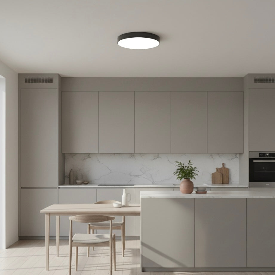 LED Flush Ceiling Light | Three-Color Dimming | Aluminum &amp; Acrylic | 23cm &amp; 30cm | IP20