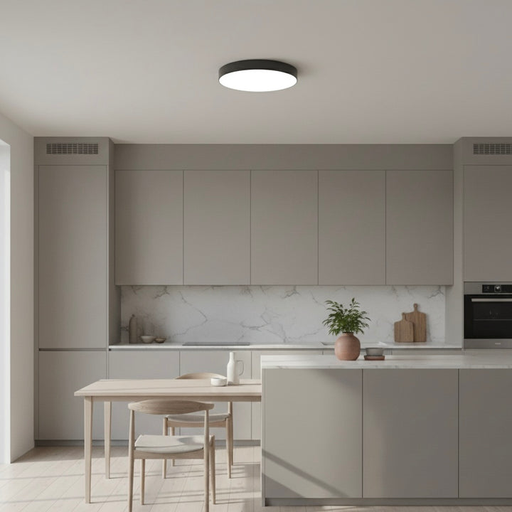 LED Flush Ceiling Light | Three-Color Dimming | Aluminum &amp; Acrylic | 23cm &amp; 30cm | IP20