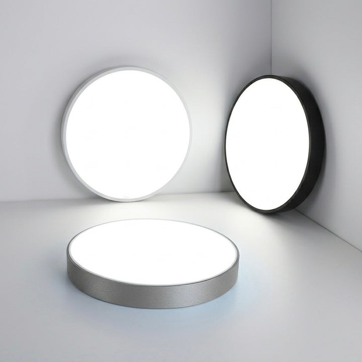 LED Flush Ceiling Light | Three-Color Dimming | Aluminum &amp; Acrylic | 23cm &amp; 30cm | IP20