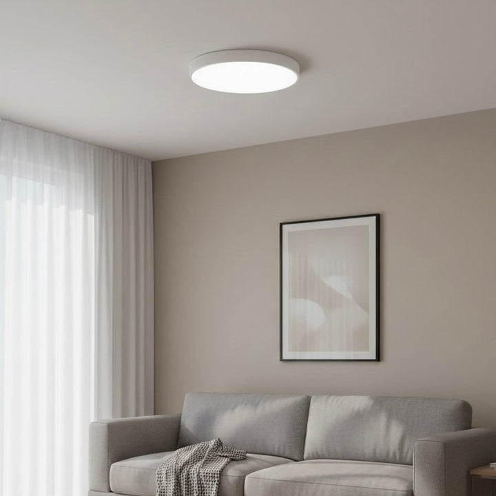LED Flush Ceiling Light | Three-Color Dimming | Aluminum &amp; Acrylic | 23cm &amp; 30cm | IP20