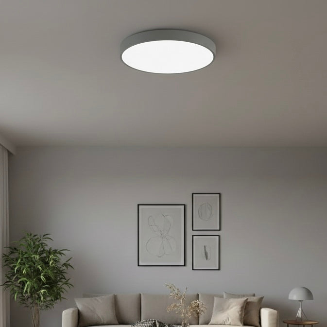 LED Flush Ceiling Light | Three-Color Dimming | Aluminum & Acrylic | 23cm & 30cm | IP20