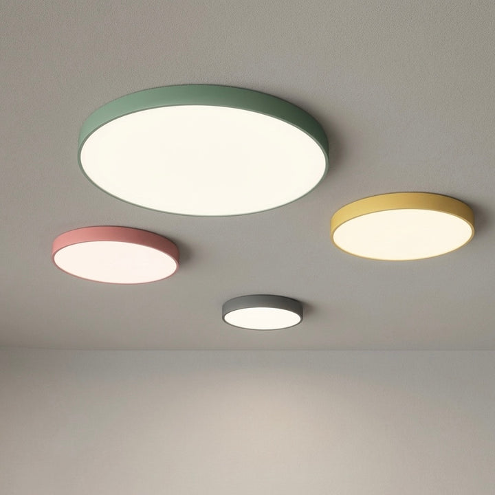 LED Flush Ceiling Light | Three-Color Dimming | Aluminum &amp; Acrylic | 23cm &amp; 30cm | IP20
