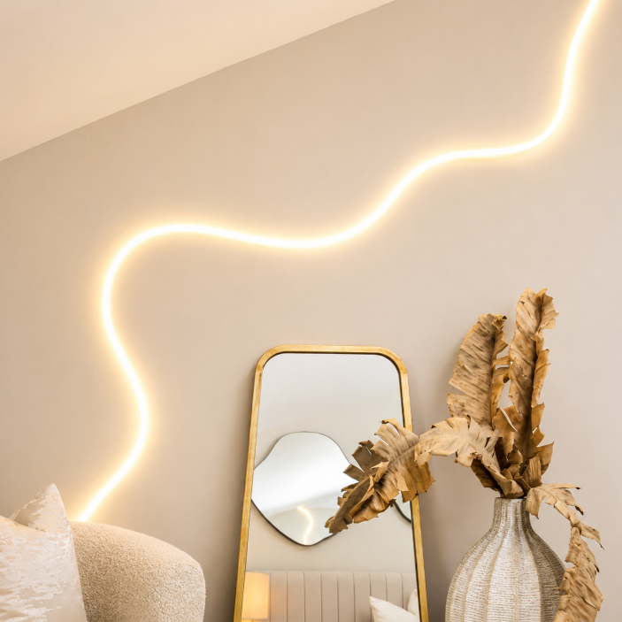 LED Strip Lights | Flexible Waterproof Music-Responsive Neon Rope Light