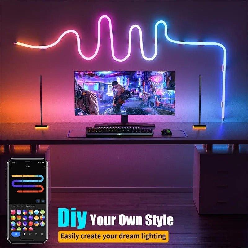 LED Strip Lights | Flexible Waterproof Music-Responsive Neon Rope Light