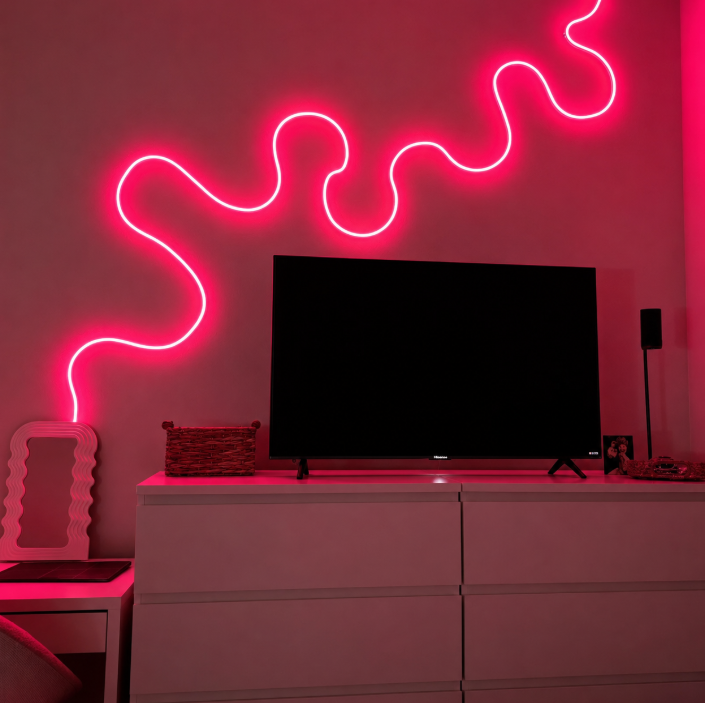 LED Strip Lights | Flexible Waterproof Music-Responsive Neon Rope Light