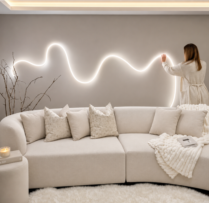 LED Strip Lights | Flexible Waterproof Music-Responsive Neon Rope Light