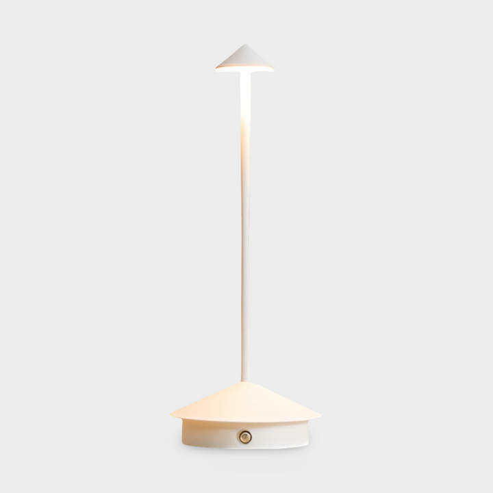 LED Table Lamp ABS and Metal | Three-Colour Dimming, 1800mAh Battery | Portable Cordless Bedside and Desk Light