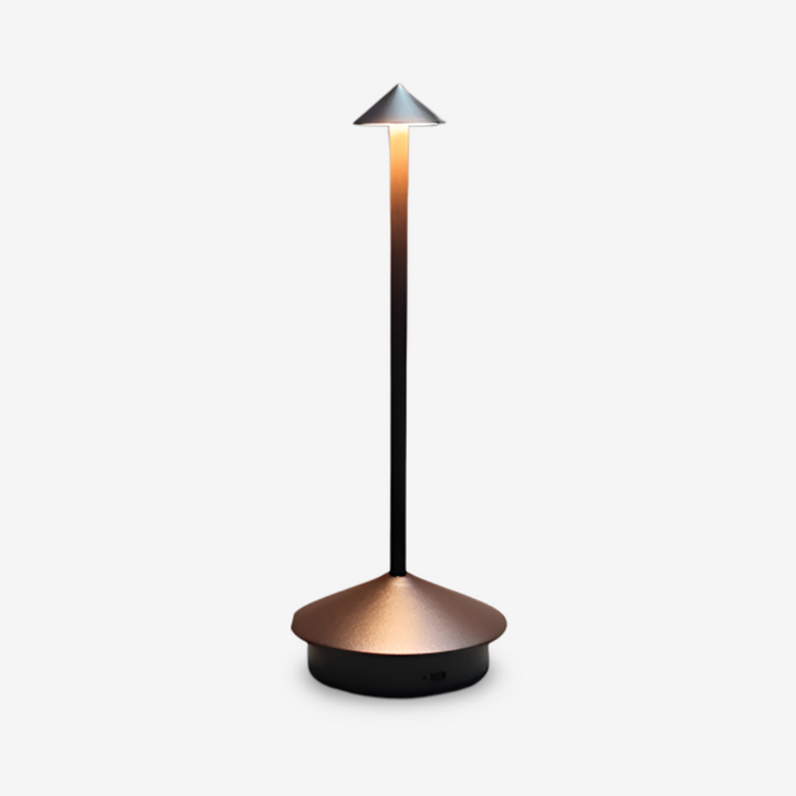 LED Table Lamp ABS and Metal | Three-Colour Dimming, 1800mAh Battery | Portable Cordless Bedside and Desk Light