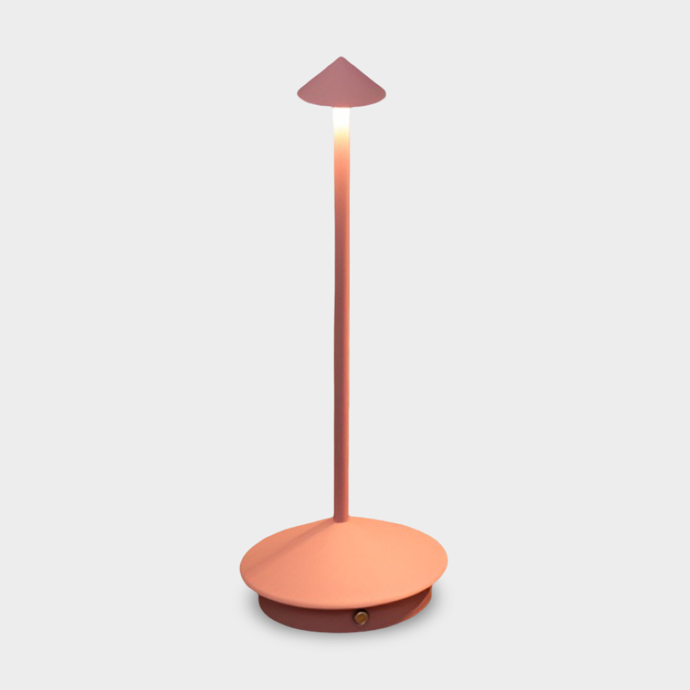 LED Table Lamp ABS and Metal | Three-Colour Dimming, 1800mAh Battery | Portable Cordless Bedside and Desk Light
