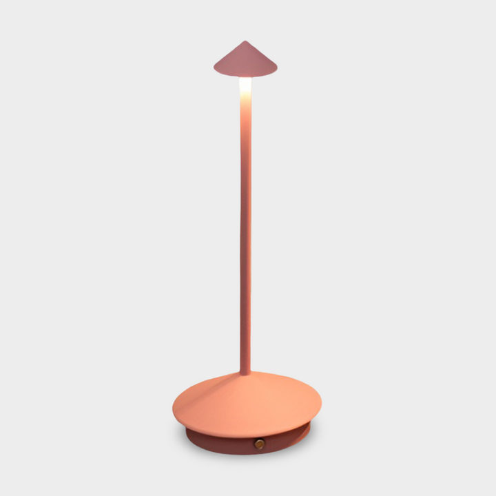 LED Table Lamp ABS and Metal | Three-Colour Dimming, 1800mAh Battery | Portable Cordless Bedside and Desk Light